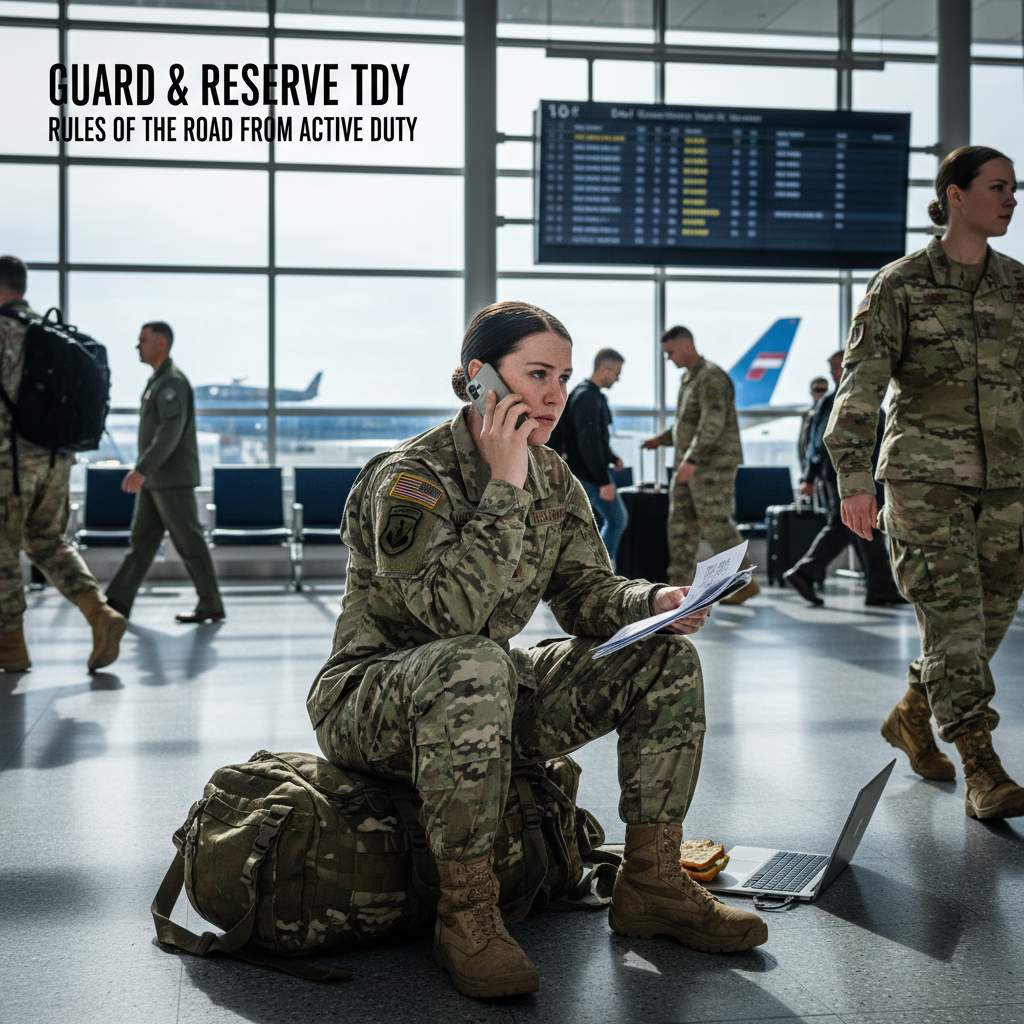 Guard and Reserve TDY: How the Rules Differ From Active Duty