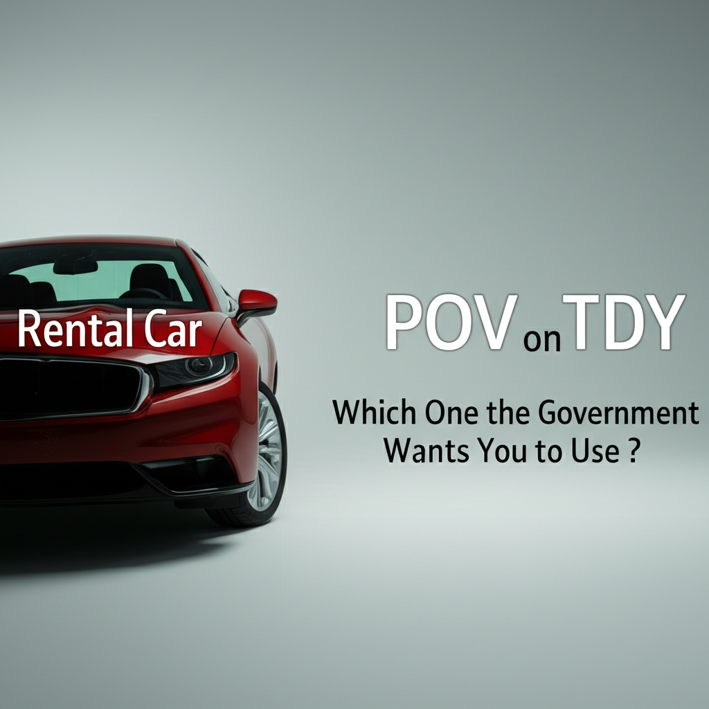 Rental car vs POV TDY government travel comparison