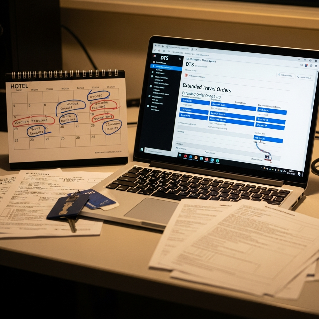 TDY Extended Orders How to Update DTS in Time