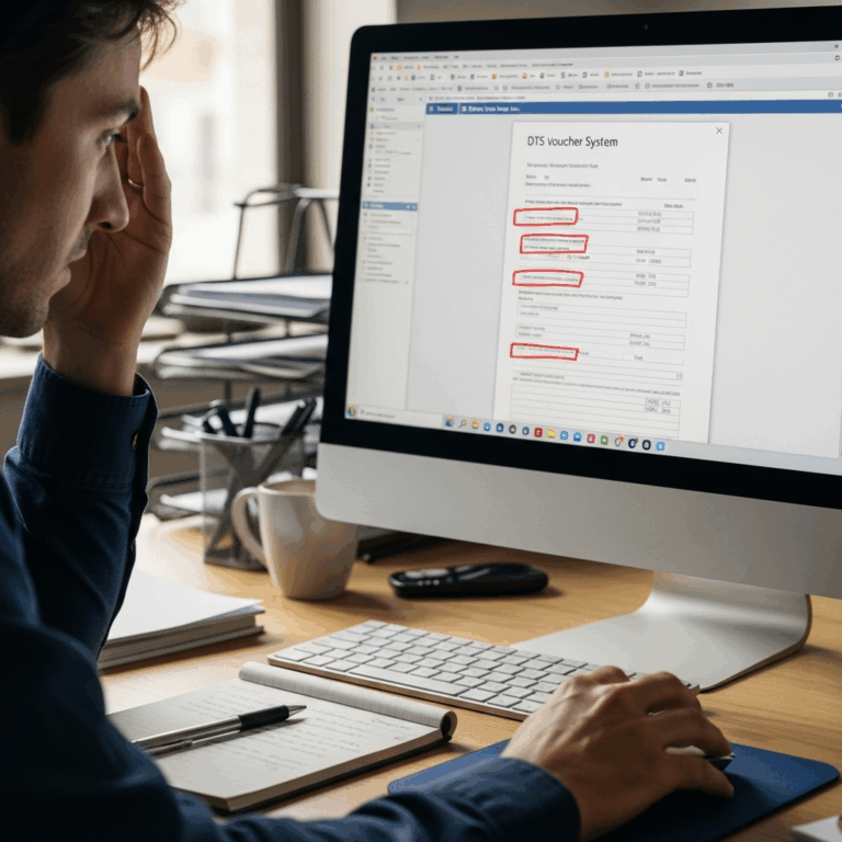 Professional photograph related to: DTS Voucher Errors — The 10 Most Common Mistakes and How to Fix